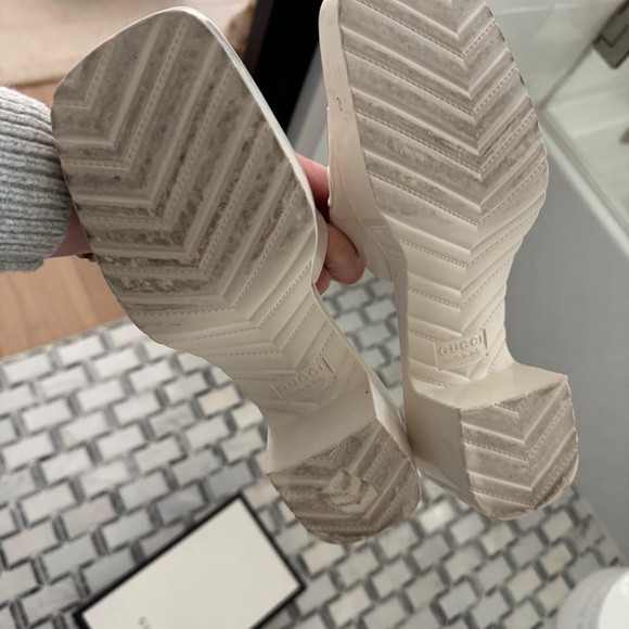 Gucci Rubber slide in Mystic White sz 37 (7) - Picture 5 of 9